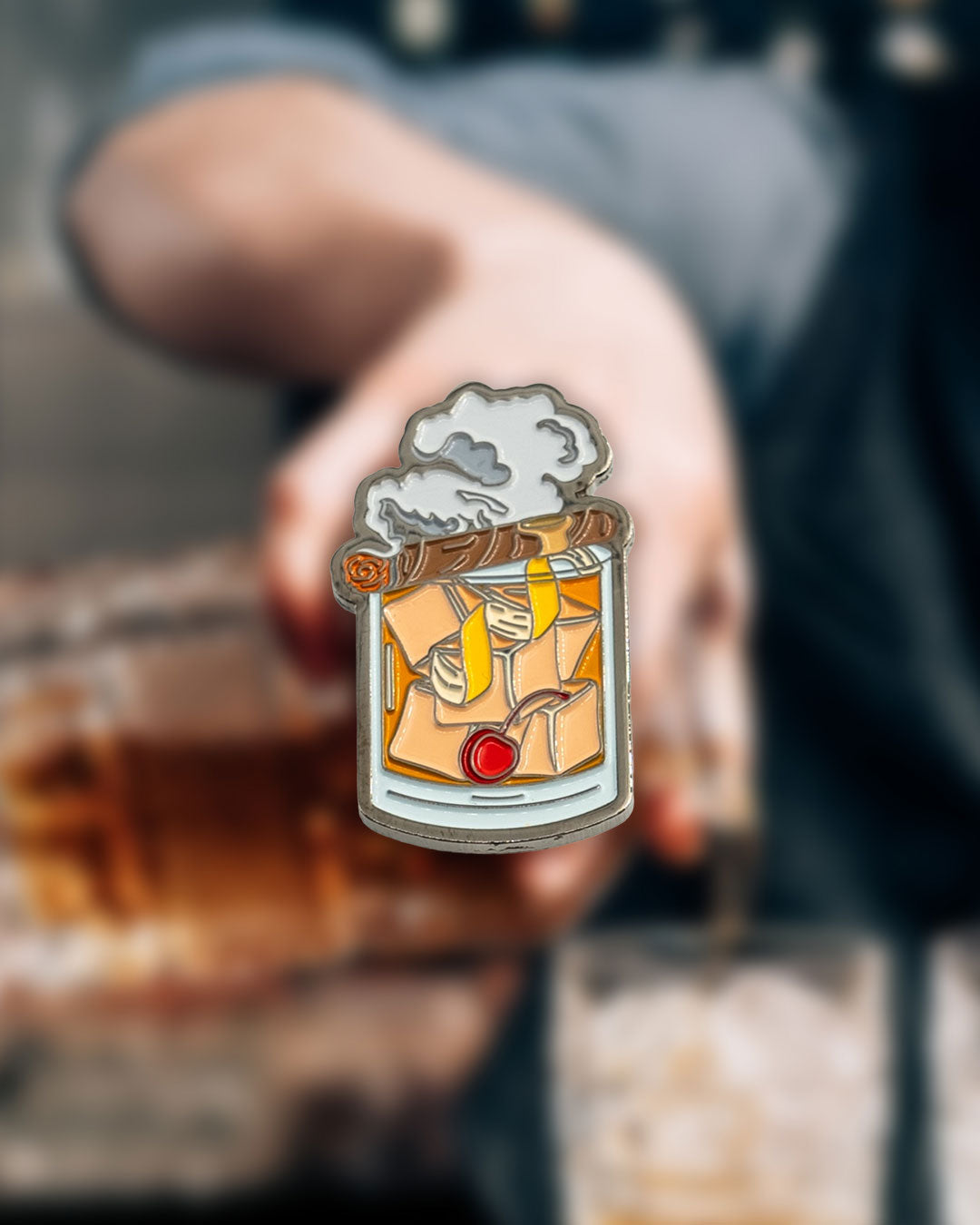 The story behind Matchstick's Old Fashioned cocktail golf ball marker