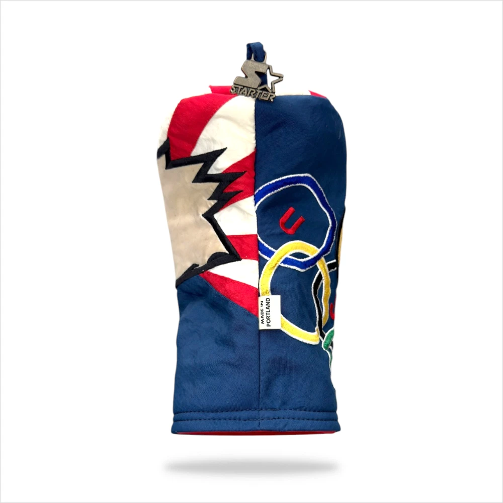 USA Starter Jacket "Eagle" Upcycled Headcover - Driver