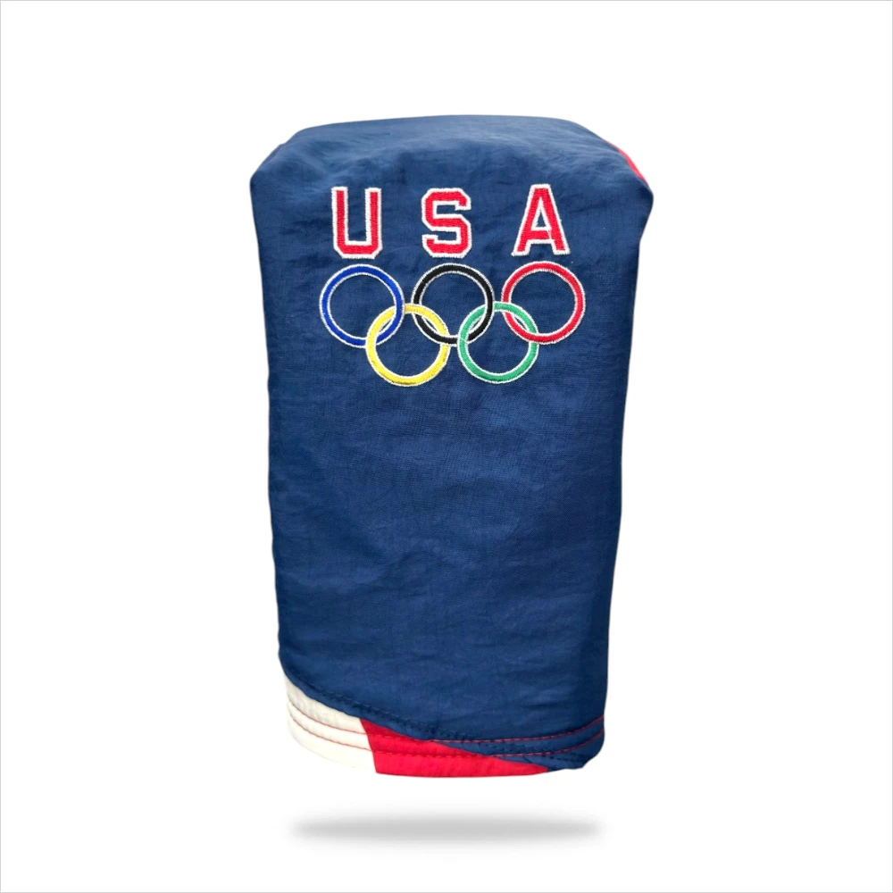 USA Starter Jacket "Olympics" Upcycled Headcover - Driver