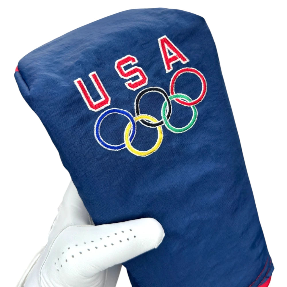 USA Starter Jacket "Olympics" Upcycled Headcover - Driver