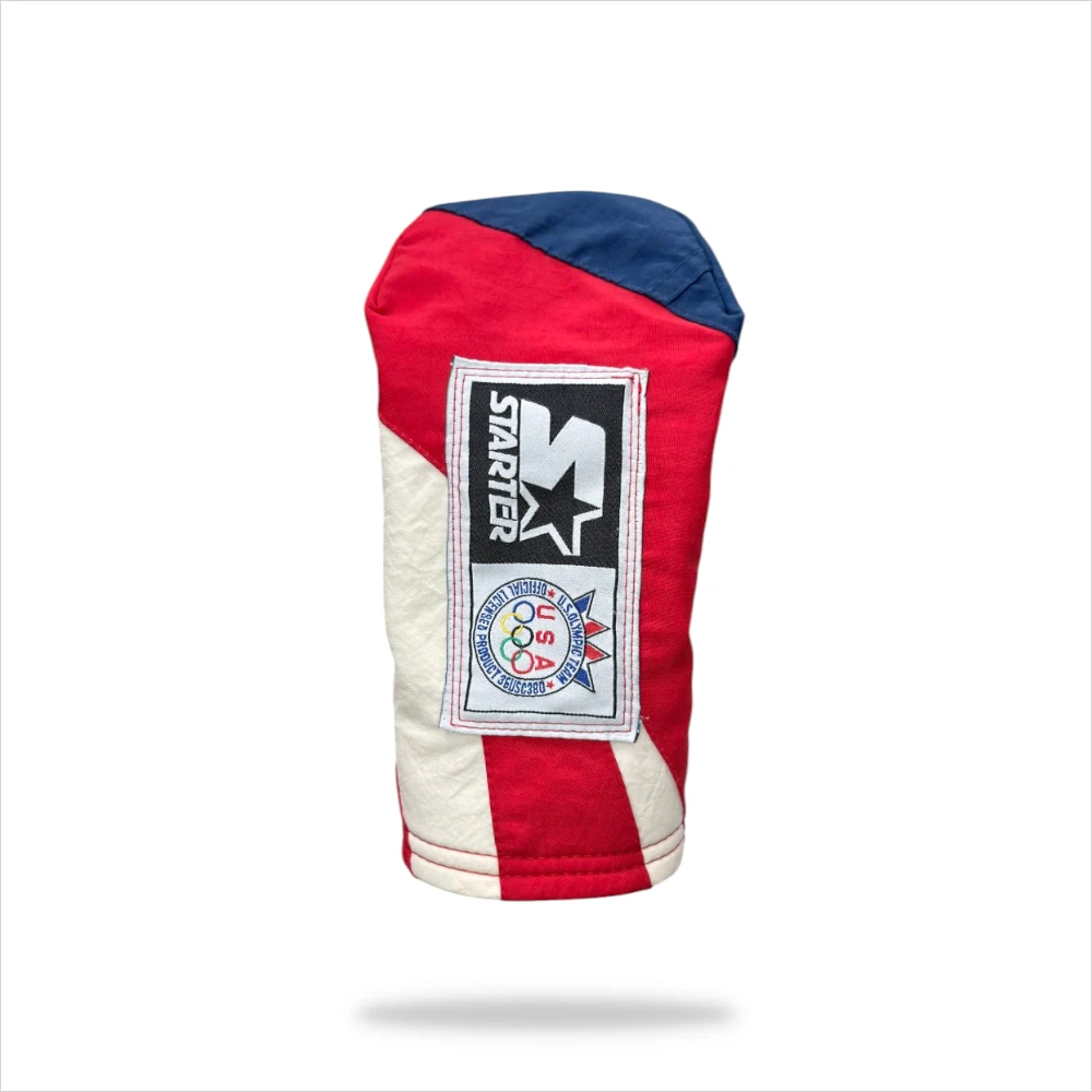 USA Olympic Starter Jacket Upcycled Headcover - Wood/Hybrid No. 1