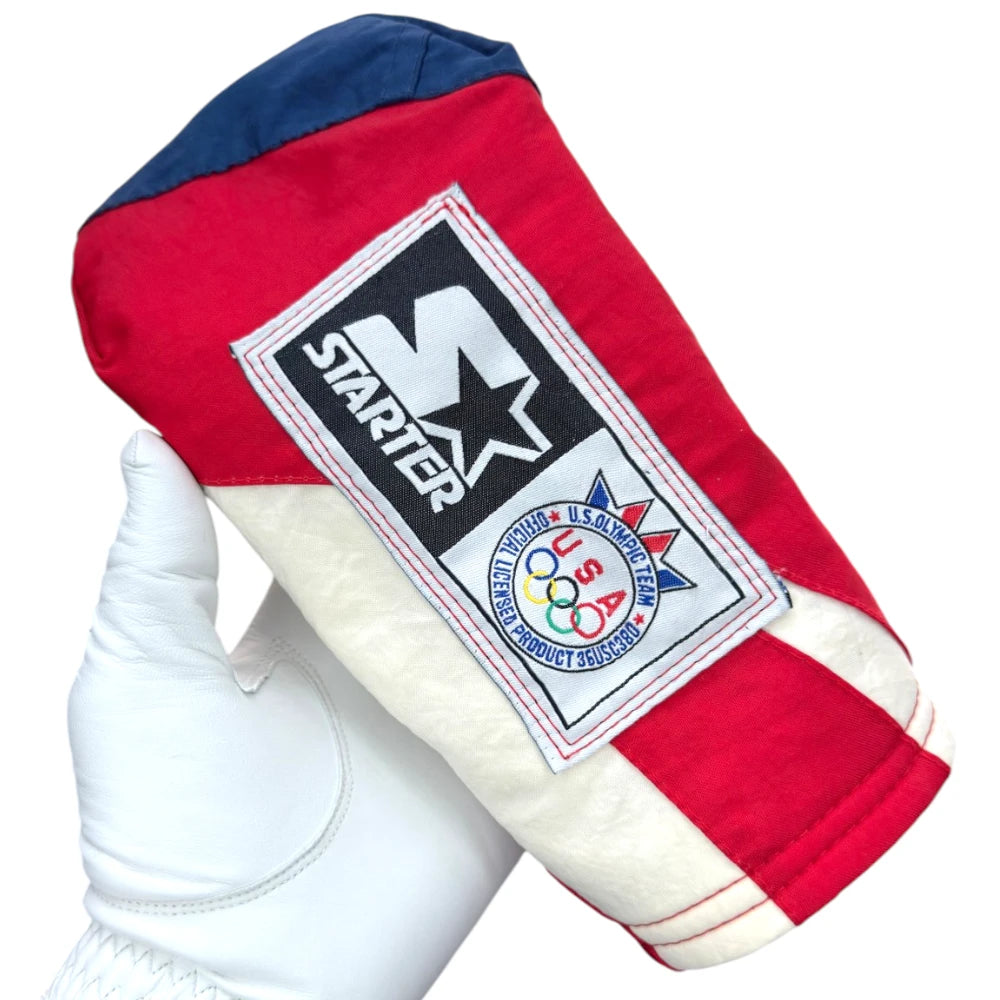 USA Olympic Starter Jacket Upcycled Headcover - Wood/Hybrid No. 1