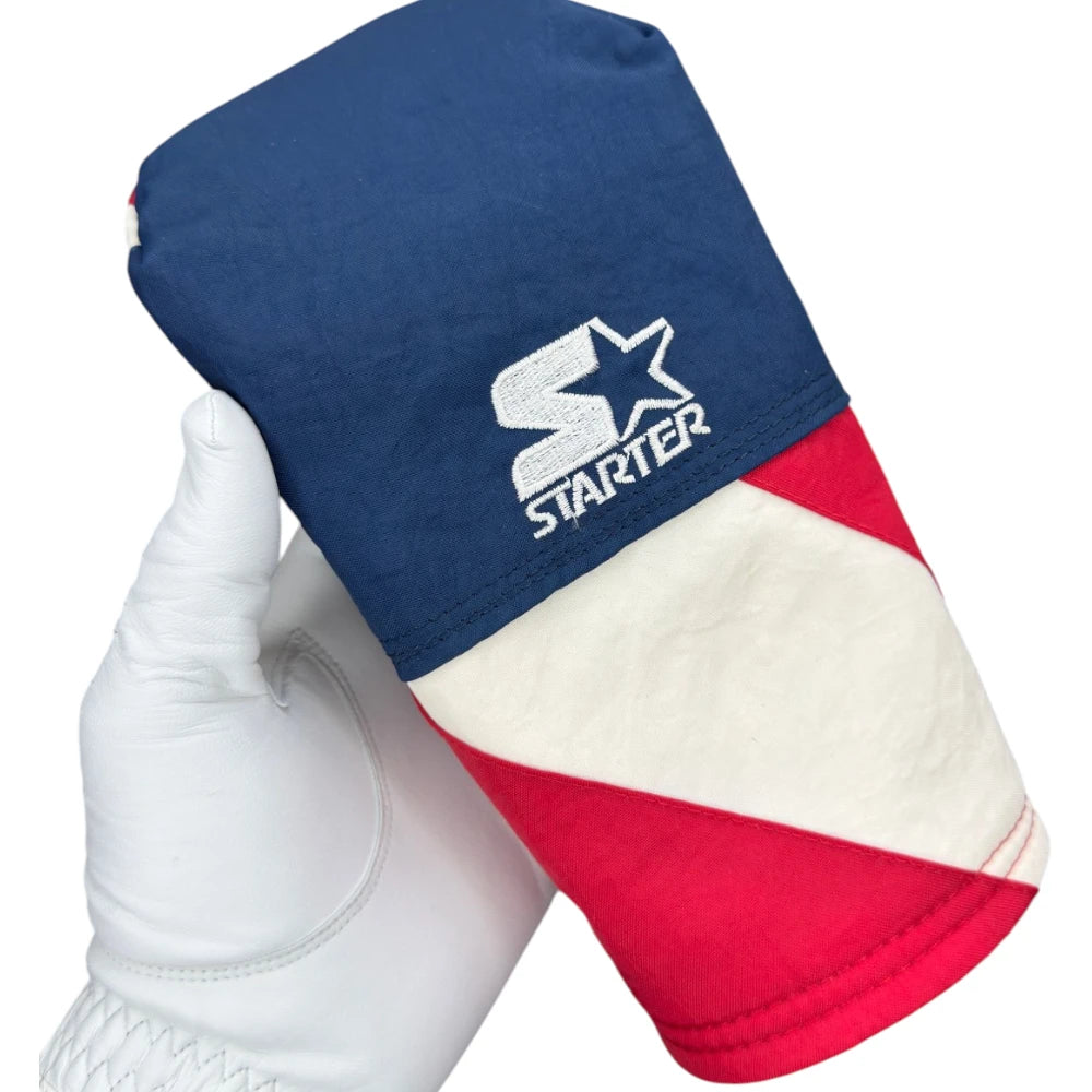 USA Olympic Starter Jacket Upcycled Headcover - Wood/Hybrid No. 2