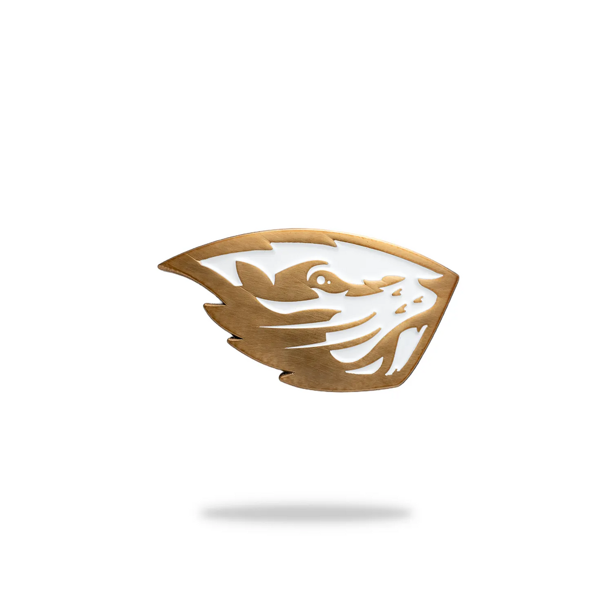 Oregon State Beaver - Brushed Gold