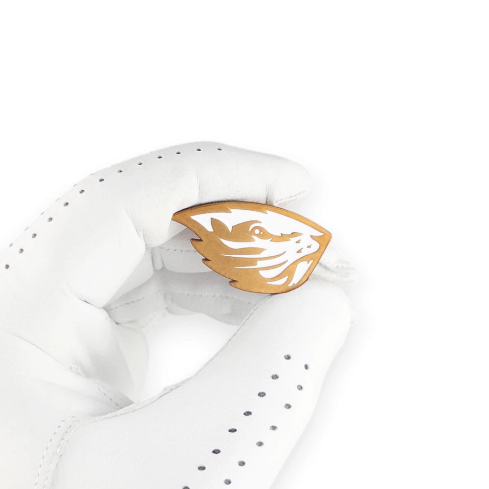 Oregon State Beaver - Brushed Gold