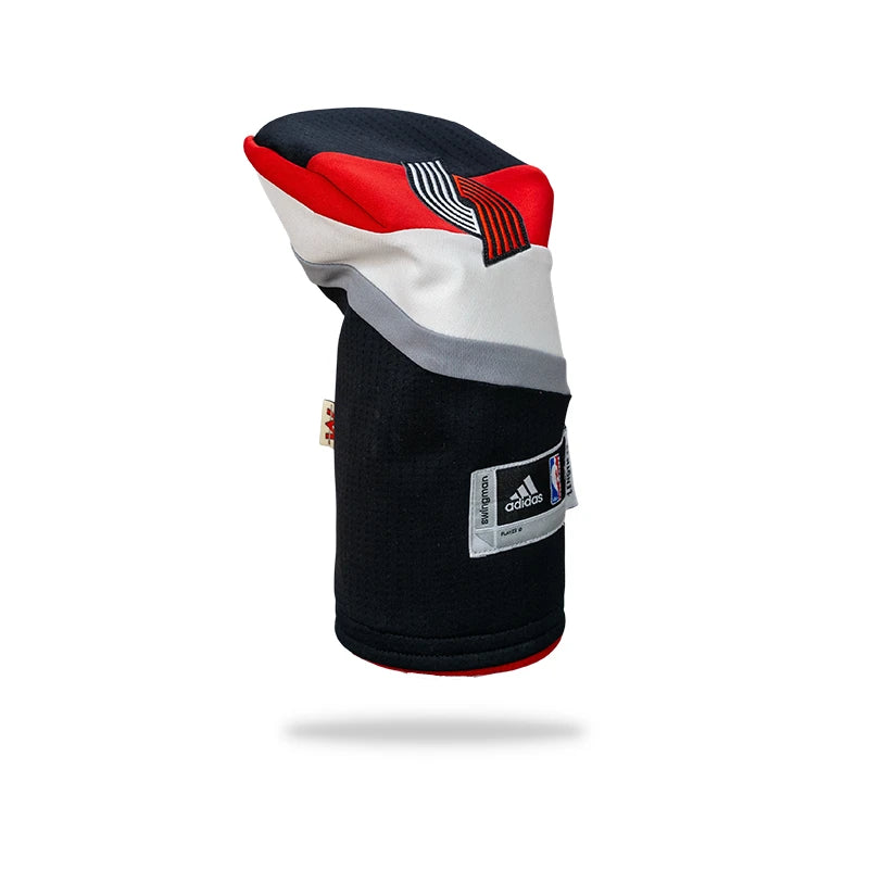 Portland Trail Blazers Basketball Golf Driver Headcover Jersey front side angle 2