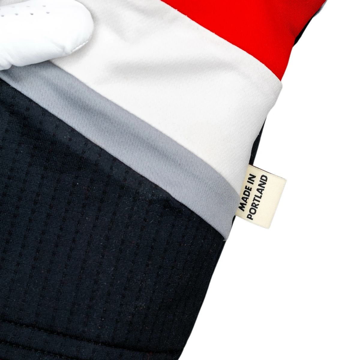 Portland Trail Blazers Basketball Golf Driver Headcover Jersey brand tag close up detail