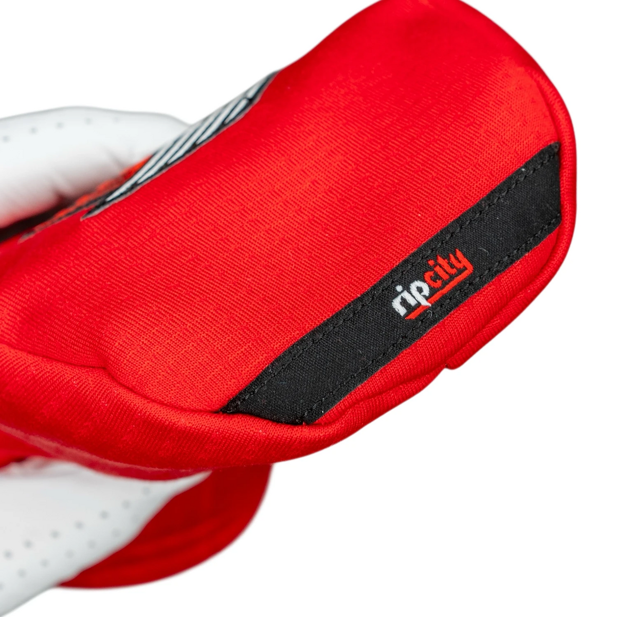 Portland Basketball Golf Wood & Hybrid Headcover Upcycled rip city logo top close detail