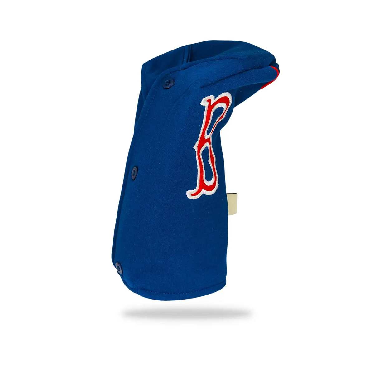 Navy boston red sox baseball jersey golf driver headcover side 2