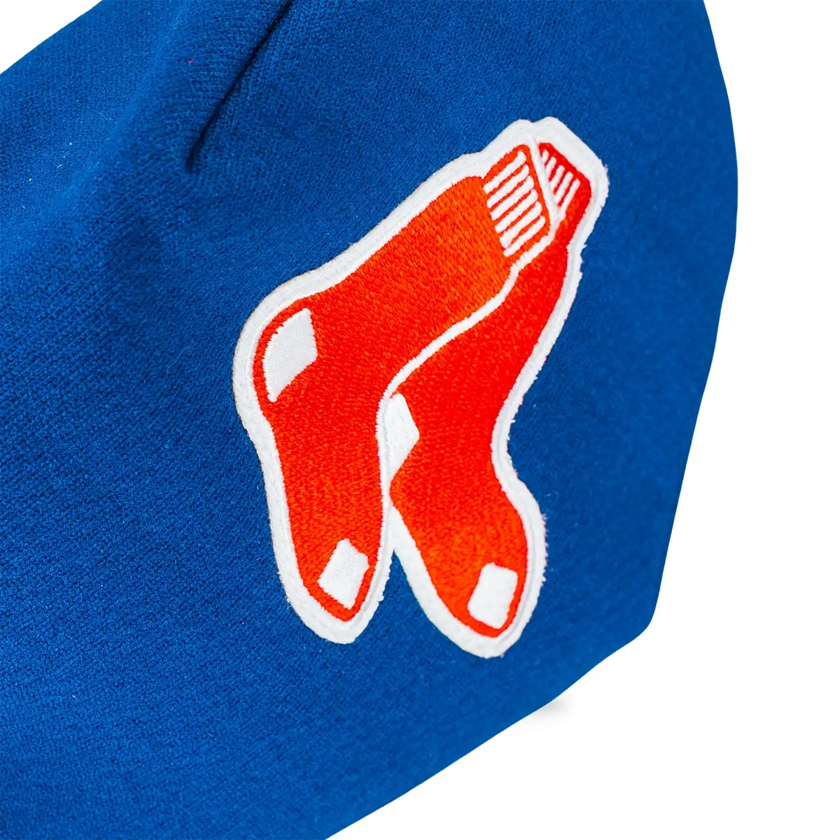 BostoN Red Sox Navy Blue Golf Wood Headcover logo close up