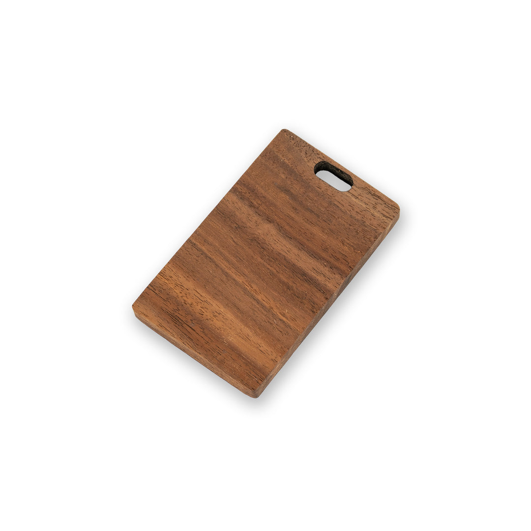 claro walnut golf bag tag angle photo