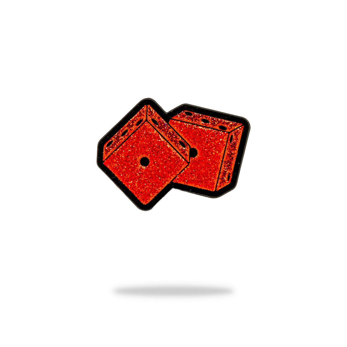 red dice golf ball marker main