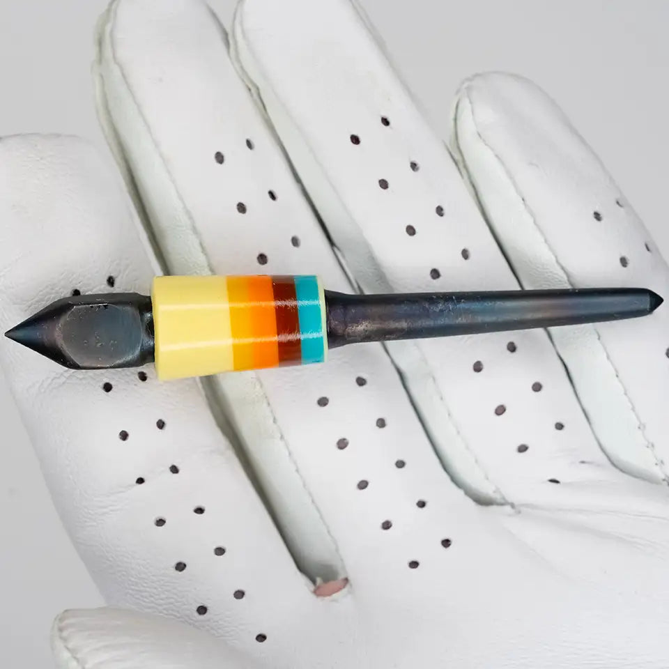 Stanley punch golf divot tool custom ferrule tropicana in golf glove