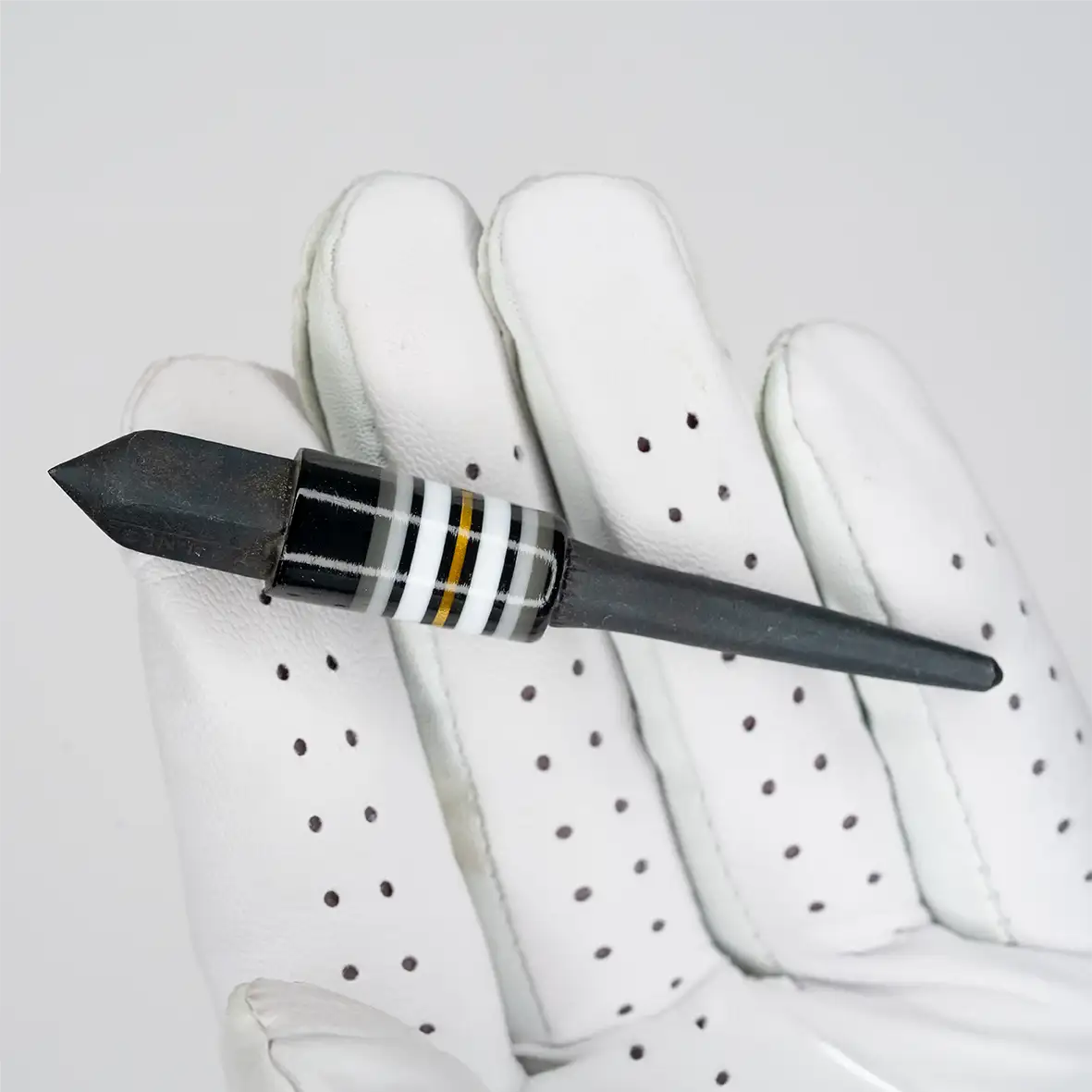 Stanley punch golf divot tool custom ferrule black knight in golf glove