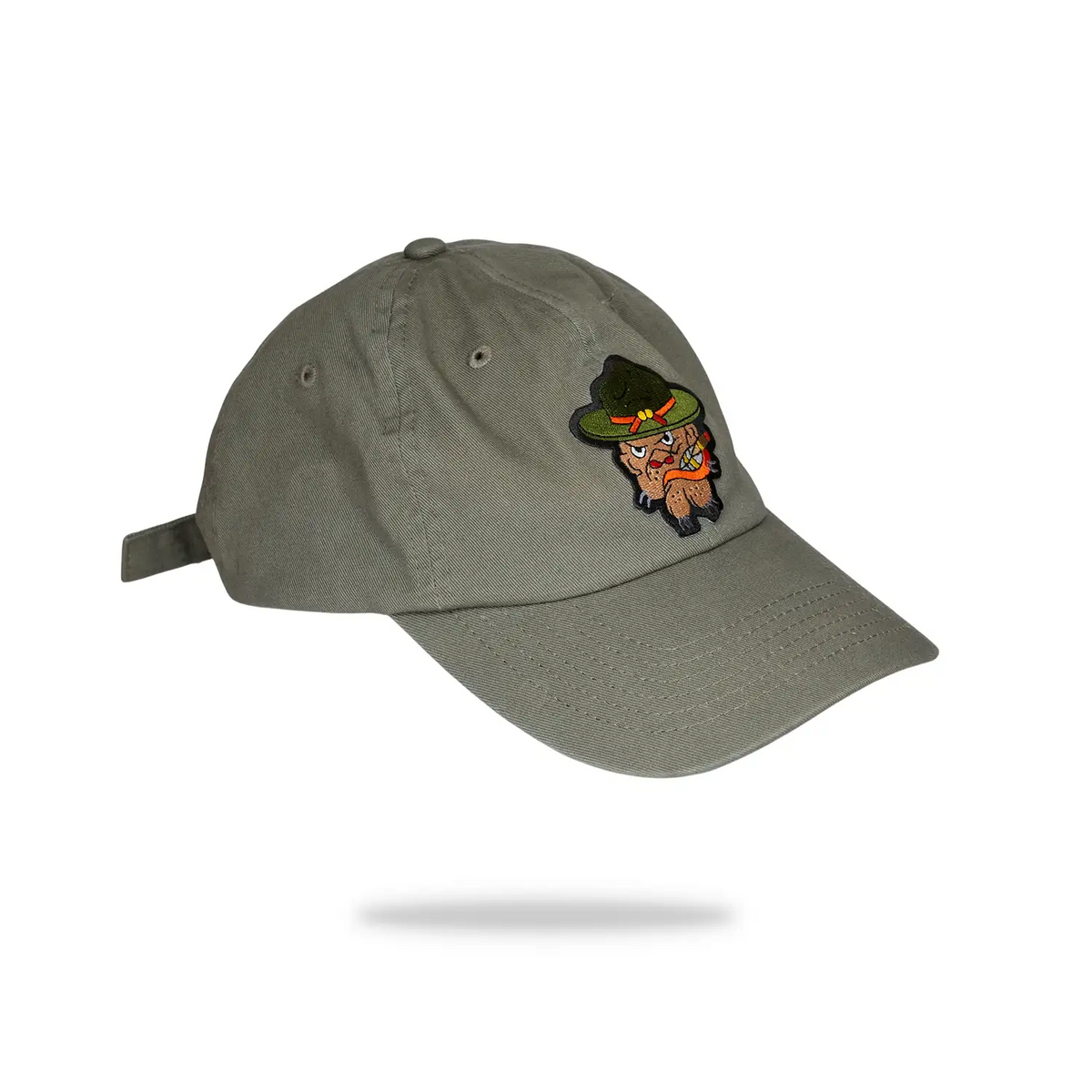 Drill Sergeant Dad Hat - Army Green side 1