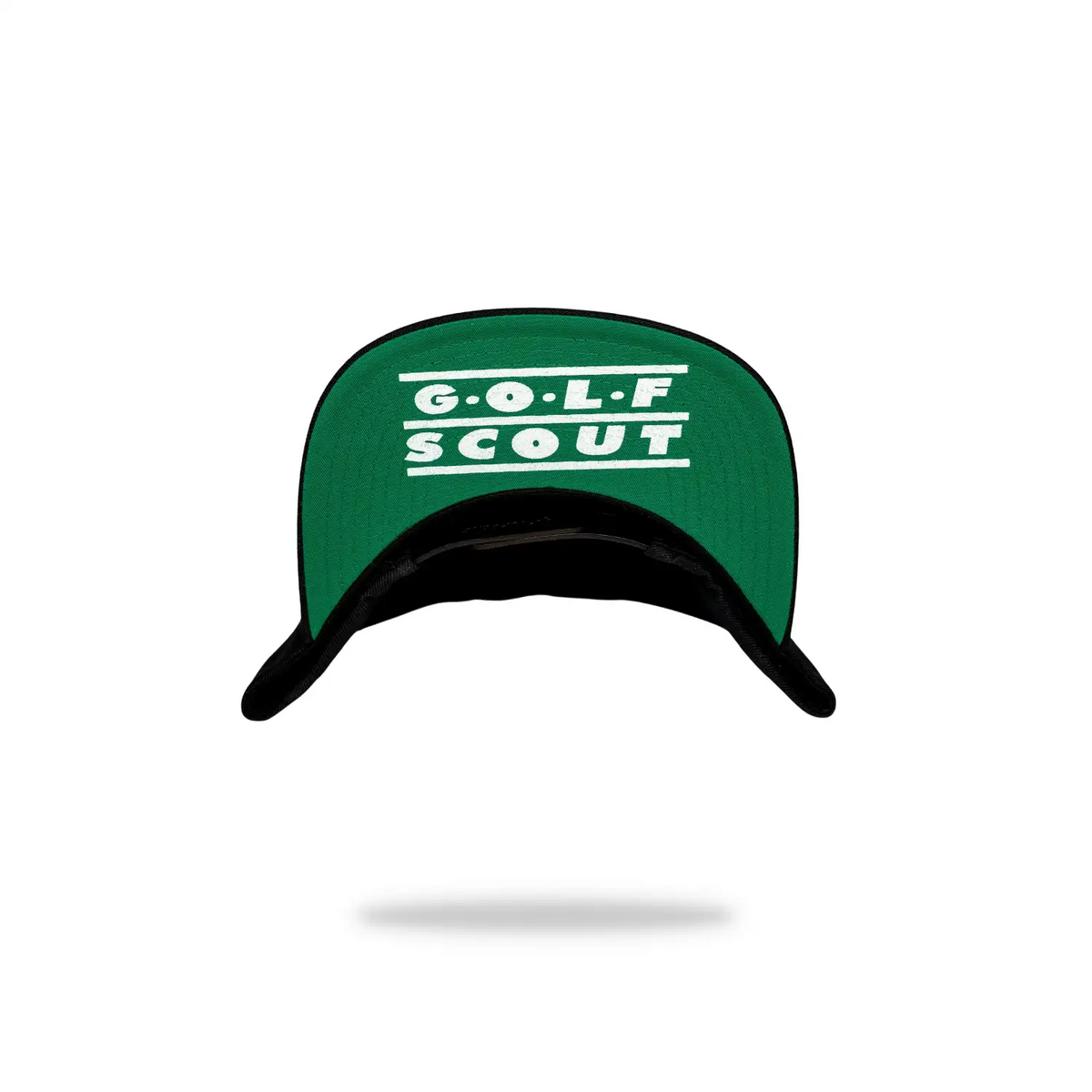 golf scout upper deck hat black bill