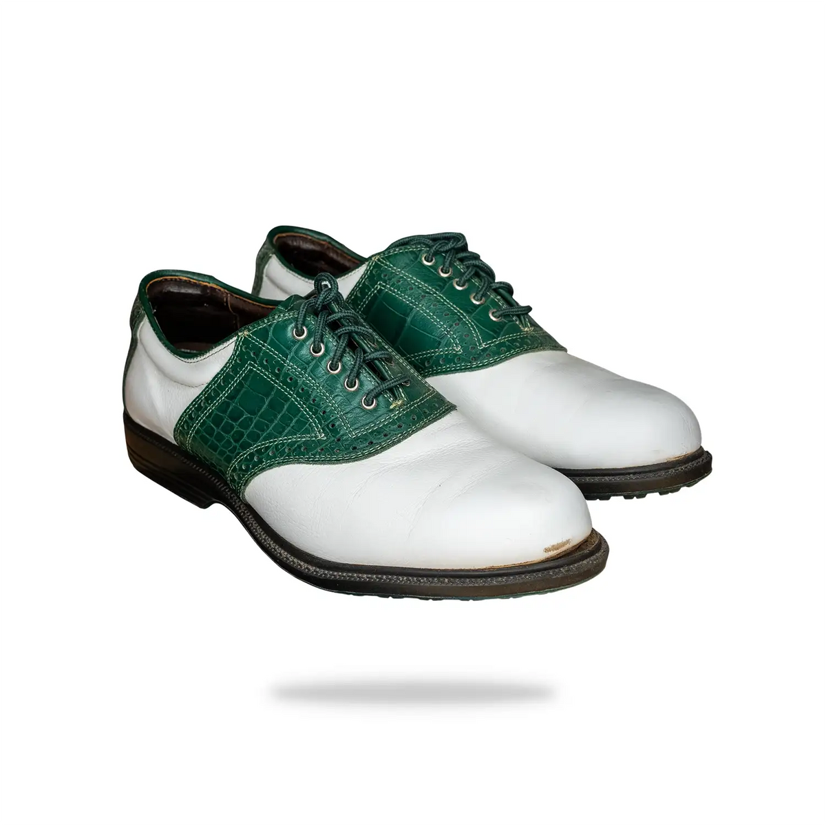 Vintage Jack Nicklaus Allen Edmonds Golf Shoes front angle 2