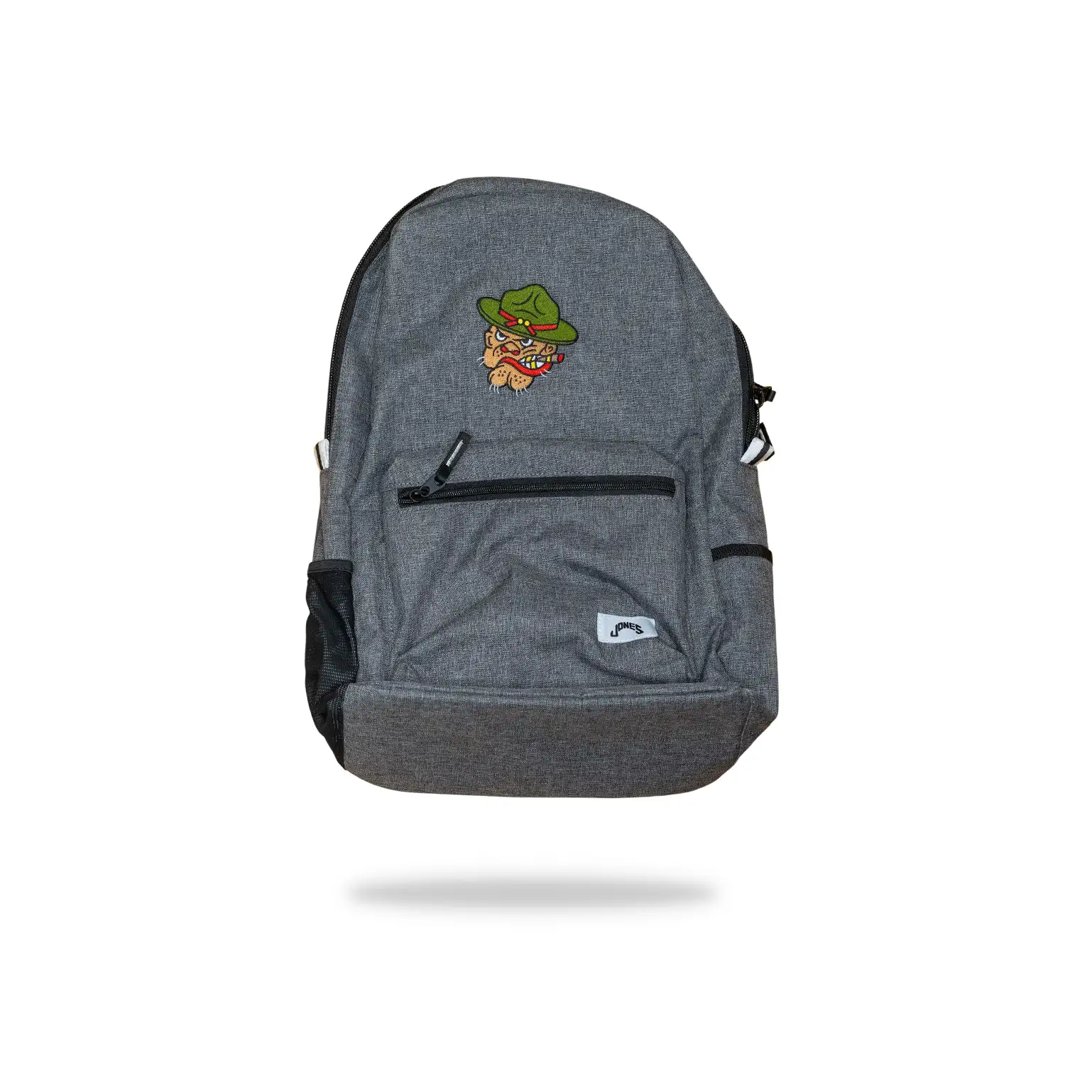 Jones Varsity "Drill Sergeant" Varsity Backpack - Charcoal front