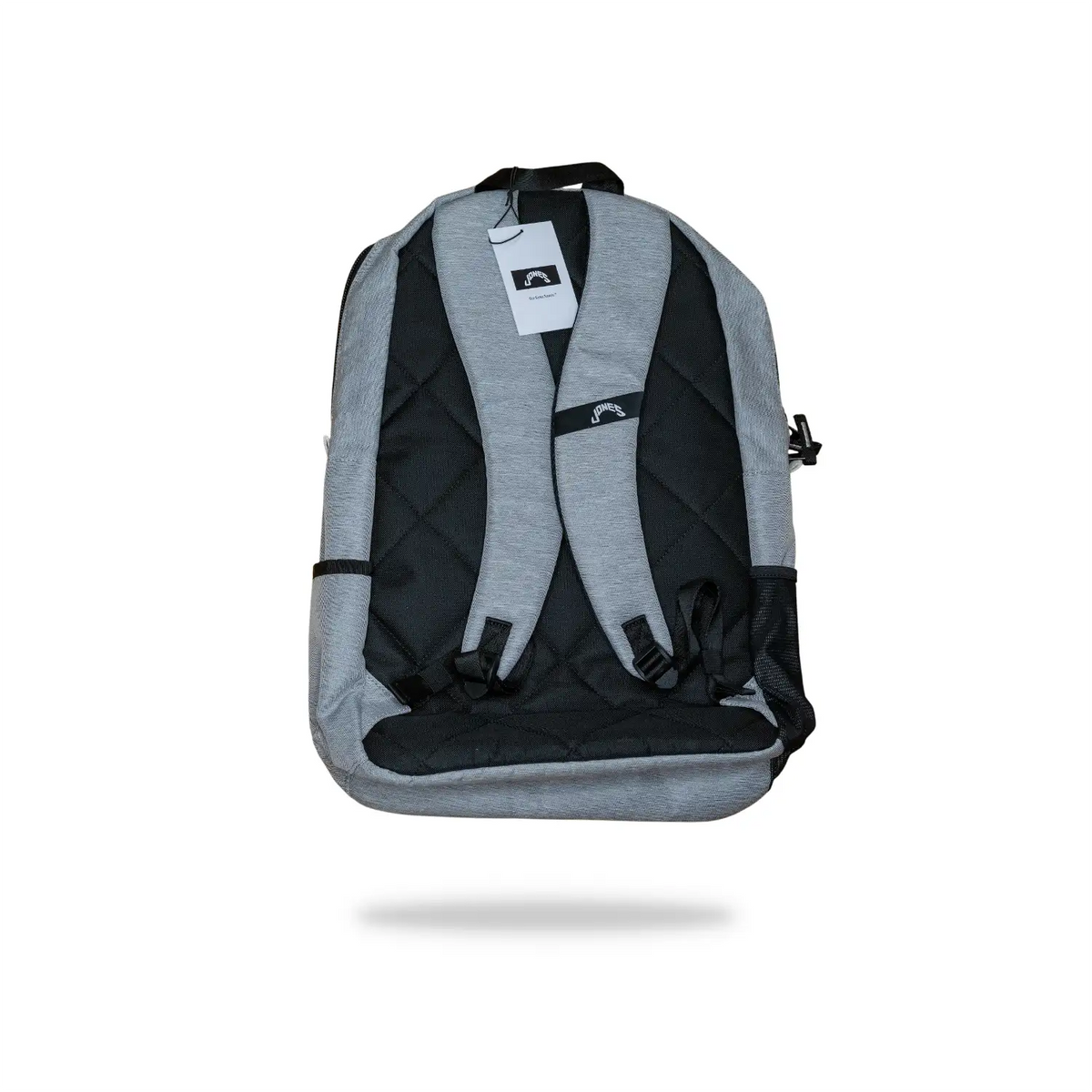 Jones Varsity &quot;Drill Sergeant&quot; Varsity Backpack - Heather/Black back
