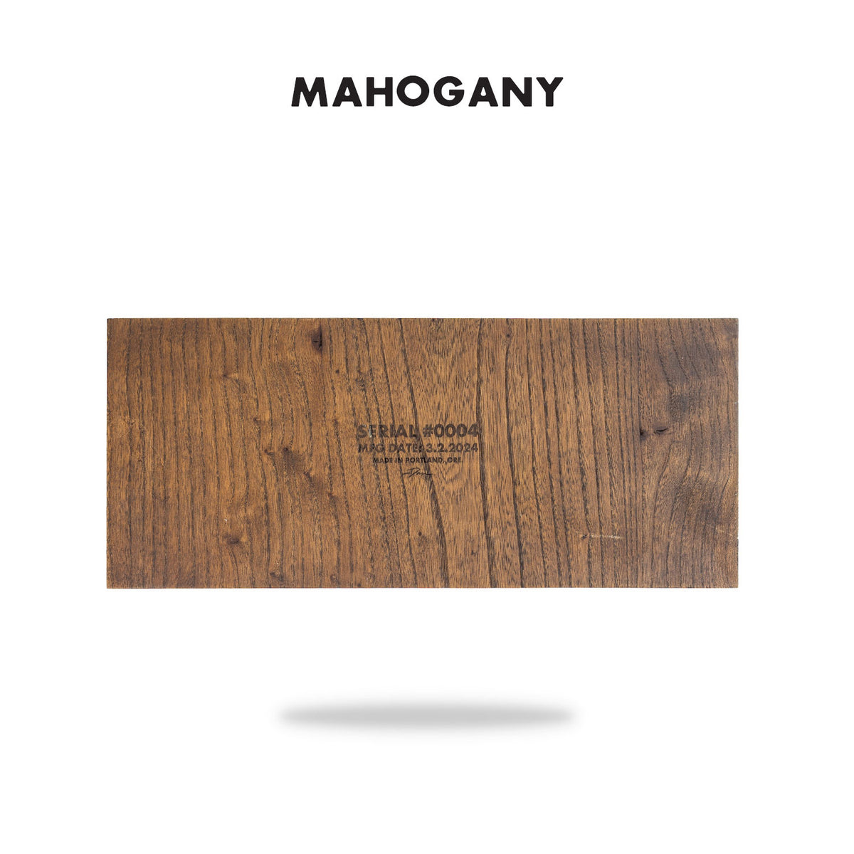 the board golf ball marker divot tool display mahogany back