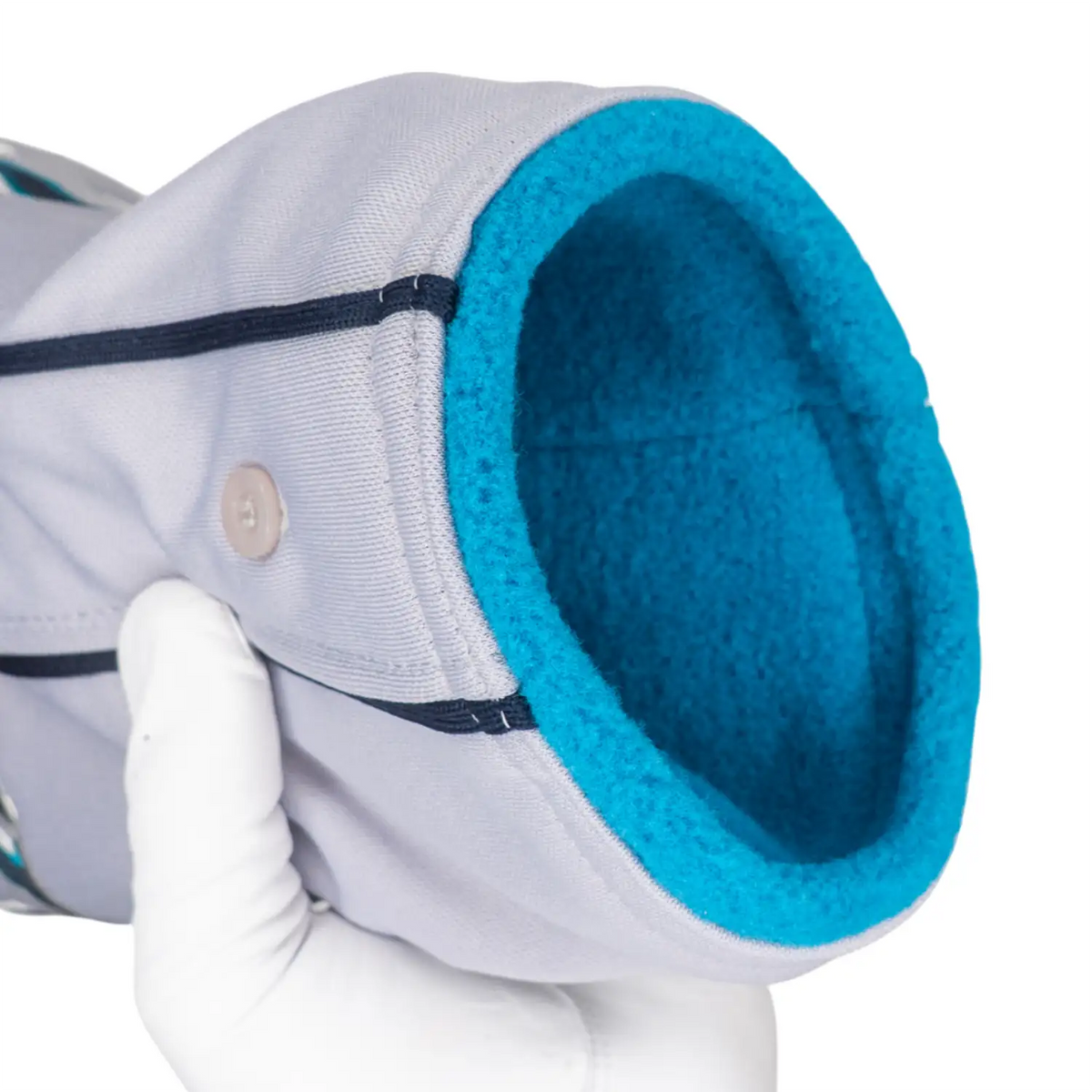 Seattle Mariners MLB Baseball Driver Headcover grey teal fleece close up detail