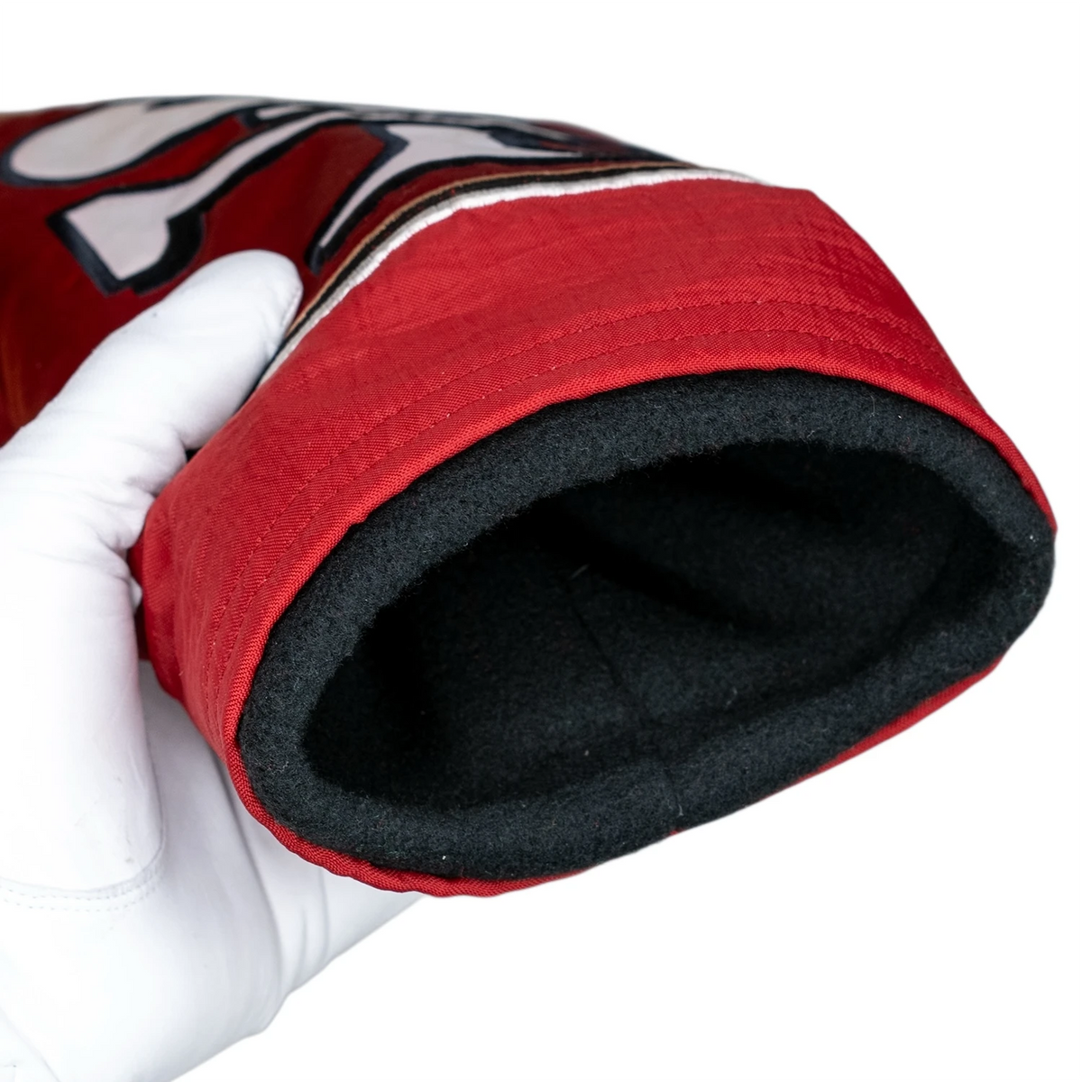 Retro San Francisco Football Golf Driver Headcover Upcycled Jersey 