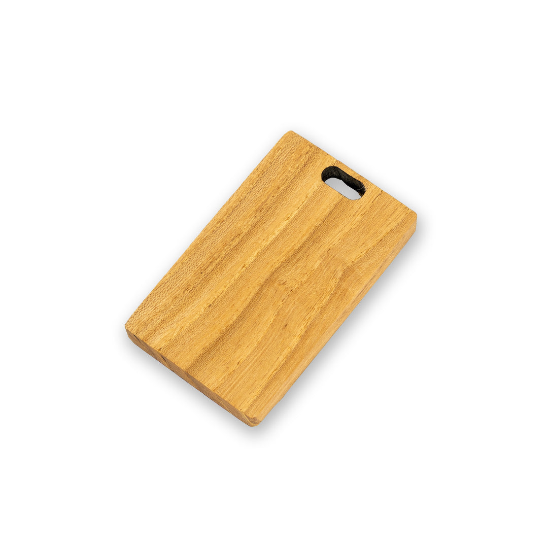 oregon red elm wood golf bag tag Angle product photo