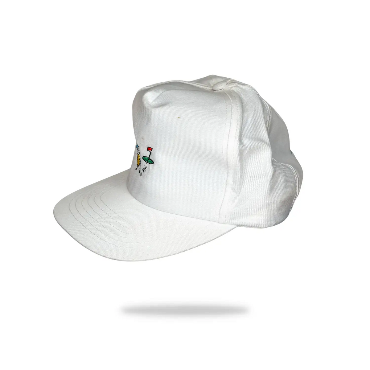 Vintage Stick Guy Golf Hat - High Crown angle 1