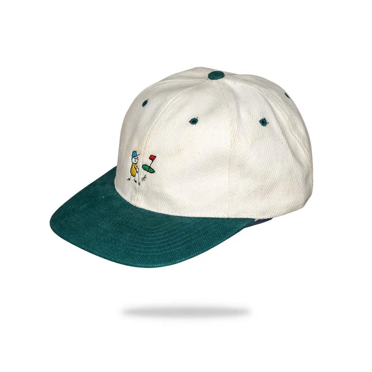 Vintage Stick Guy Golf Woven Hat angle 1