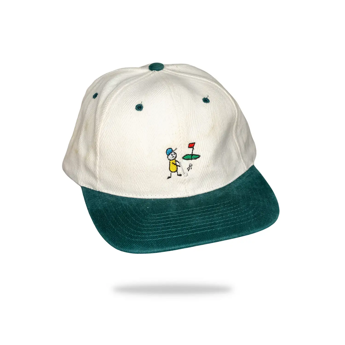 Vintage Stick Guy Golf Woven Hat angle 2