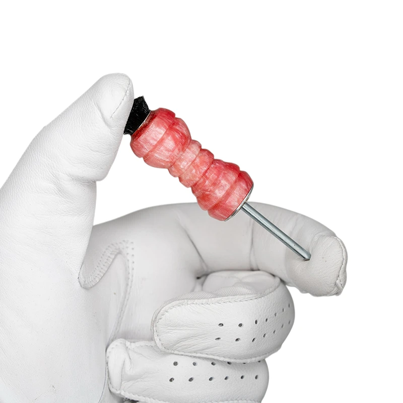 Tidy Tool Golf Divot Fixer - Alumilite Bright Pink in golf glove