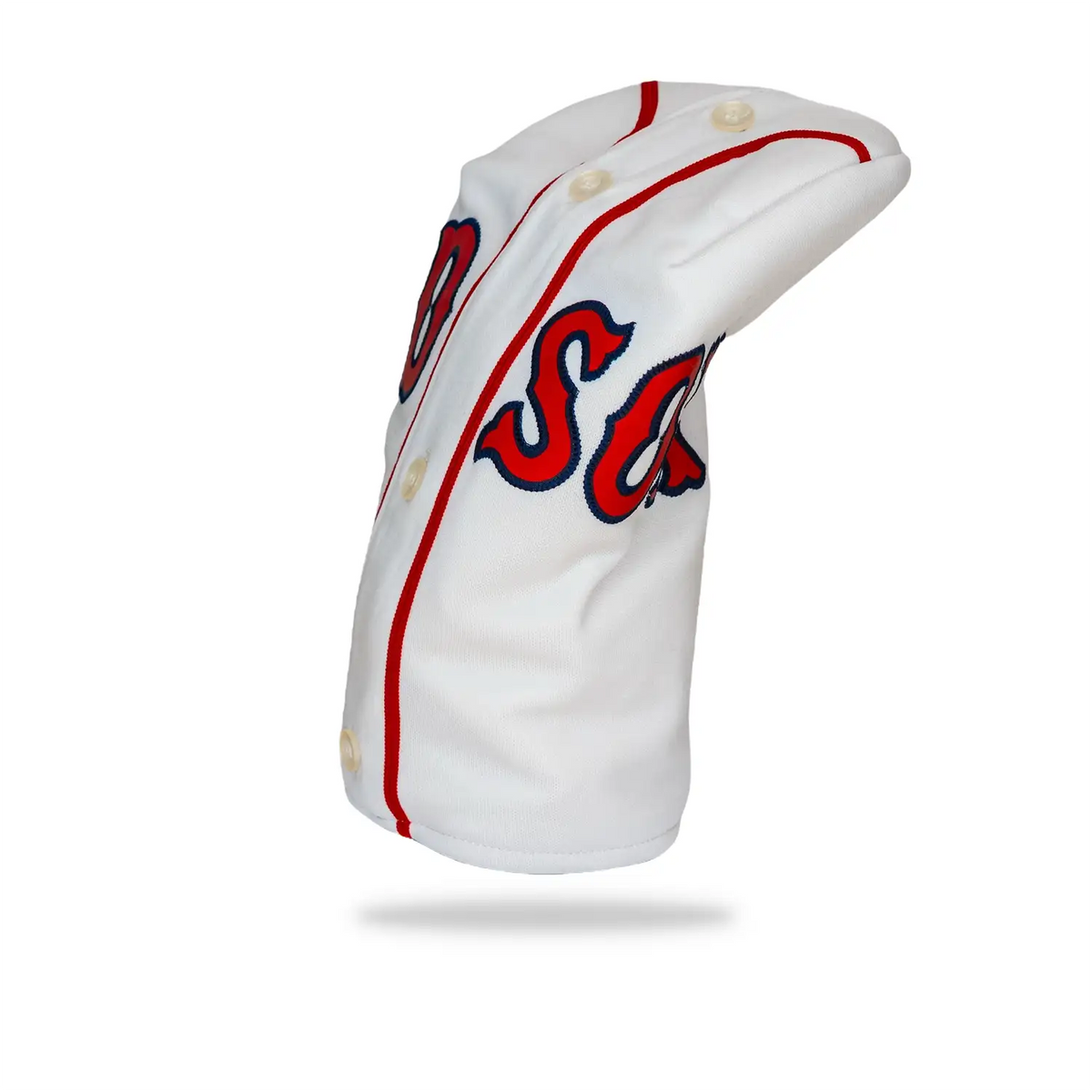 white boston red sox jersey golf driver headcover side 1