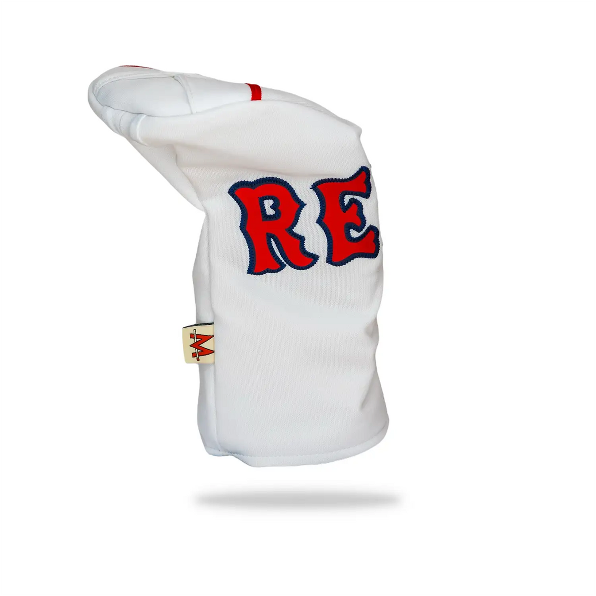 white boston red sox jersey golf driver headcover back 3