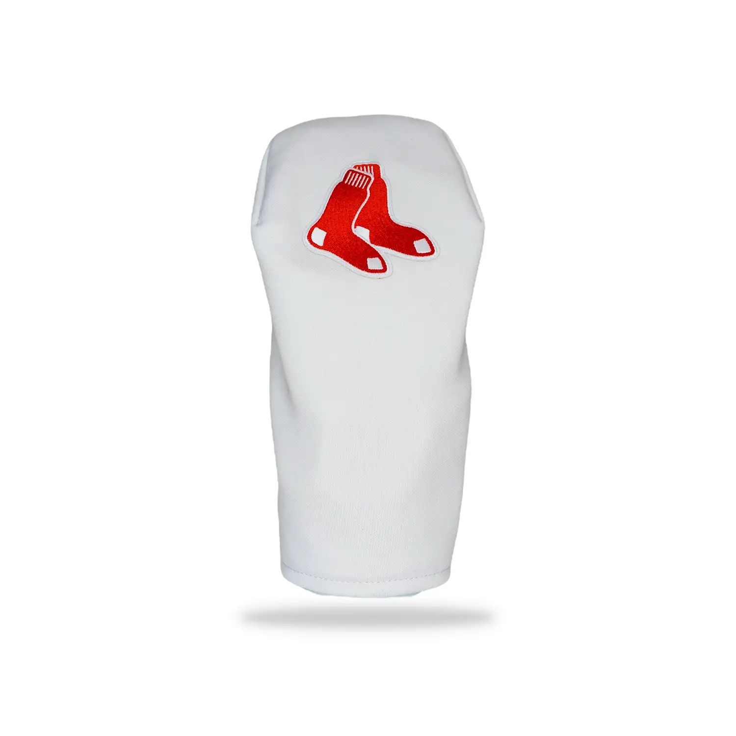 White Boston Red Sox Wood Sox Logo Front