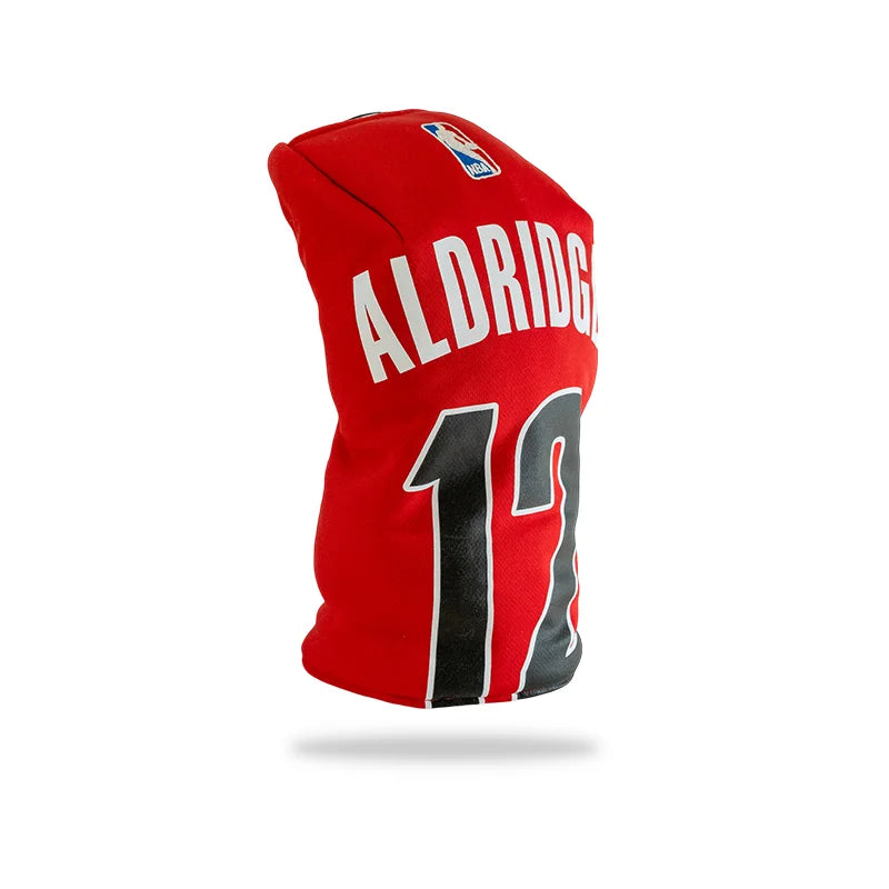 portland trail blazers golf headcover 8 red lamarcus aldridge left side