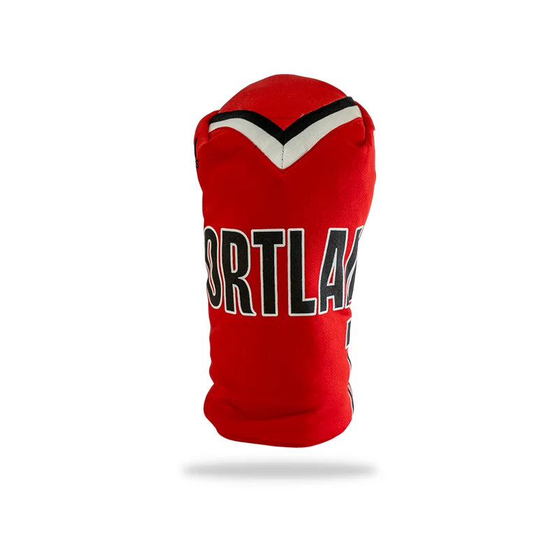 portland trail blazers golf headcover 7 front red lamarcus aldridge front