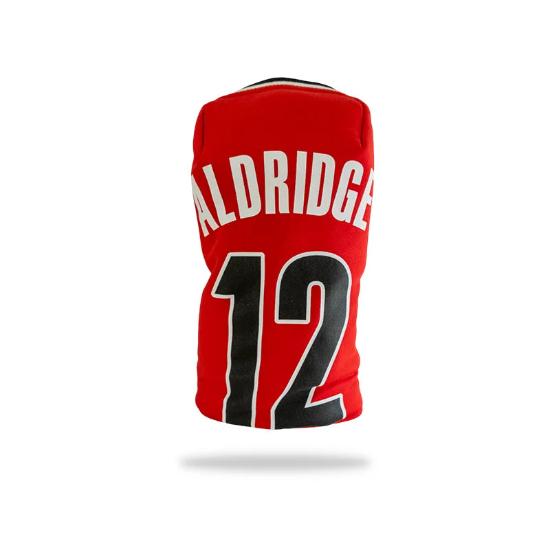 portland trail blazers golf driver headcover 9 red lamarcus aldridge front