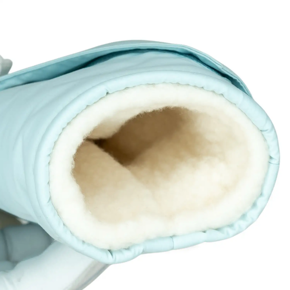Blue Rain Jacket Pocket Wood Headcover cream sherpa fleece liner