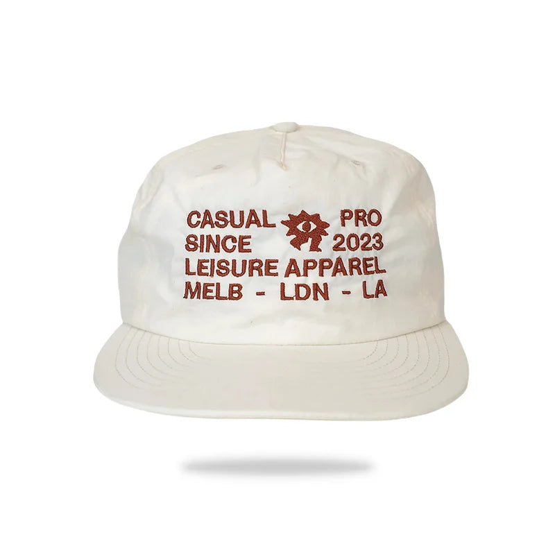 casual pro hat cream front