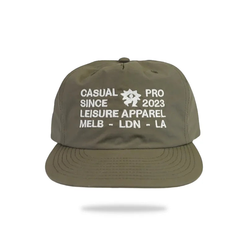 casual pro hat green front