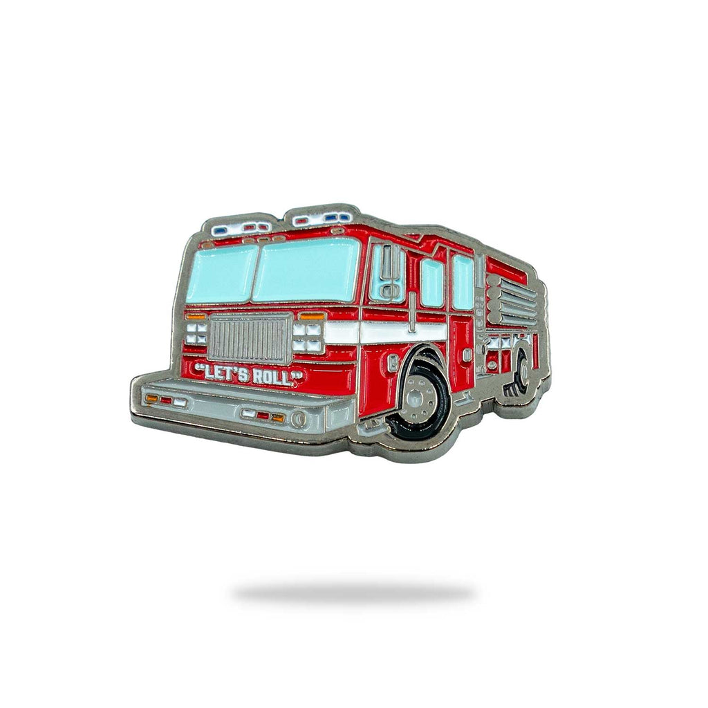 red fire truck outline