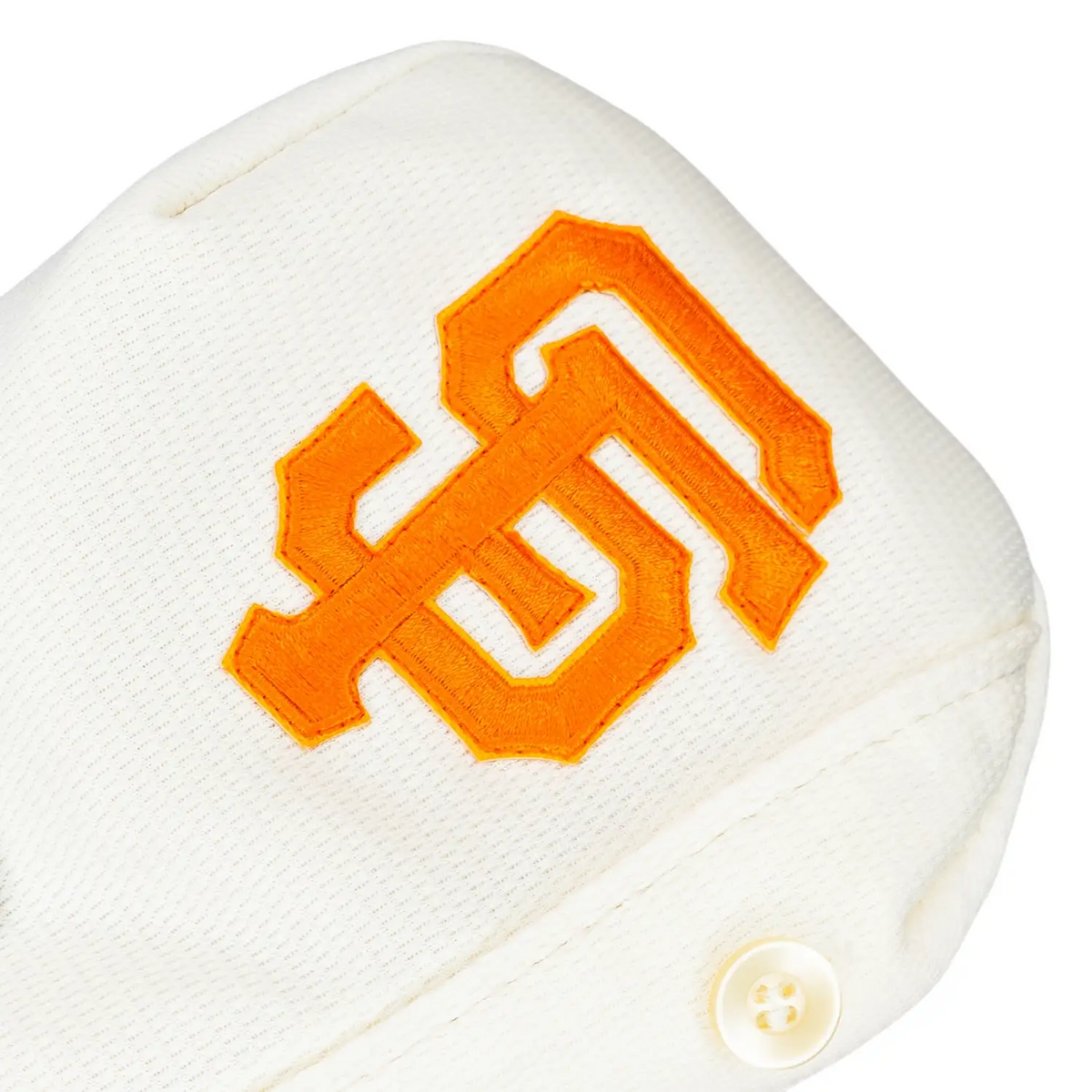san francisco giants SF logo baseball jersey golf wood headcover logo close up