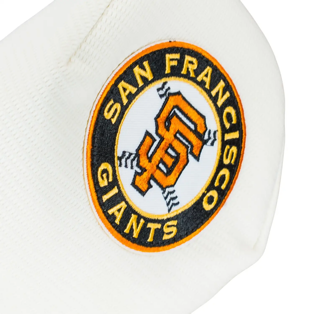 san francisco giants baseball jersey golf wood headcover logo close up