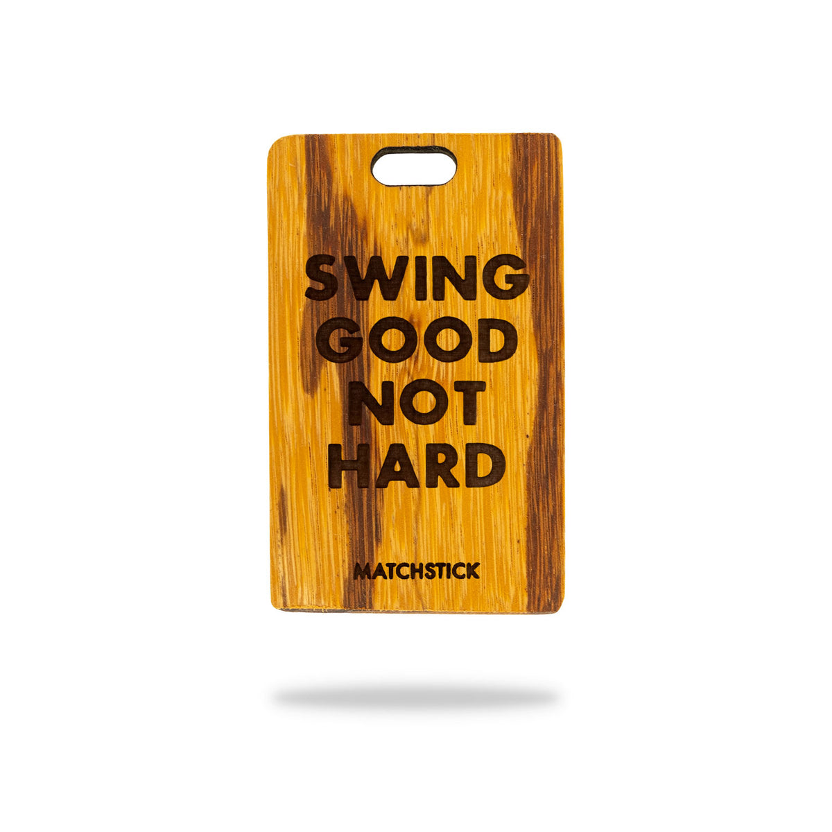 marblewood golf bag tag laser text example