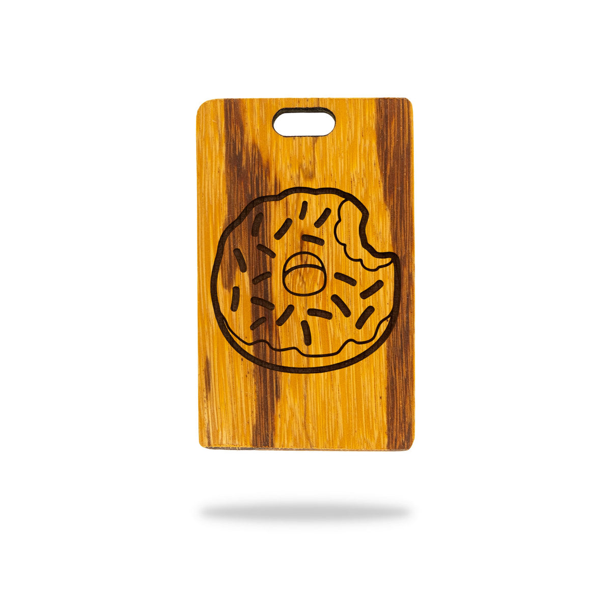 marblewood golf bag tag laser donut