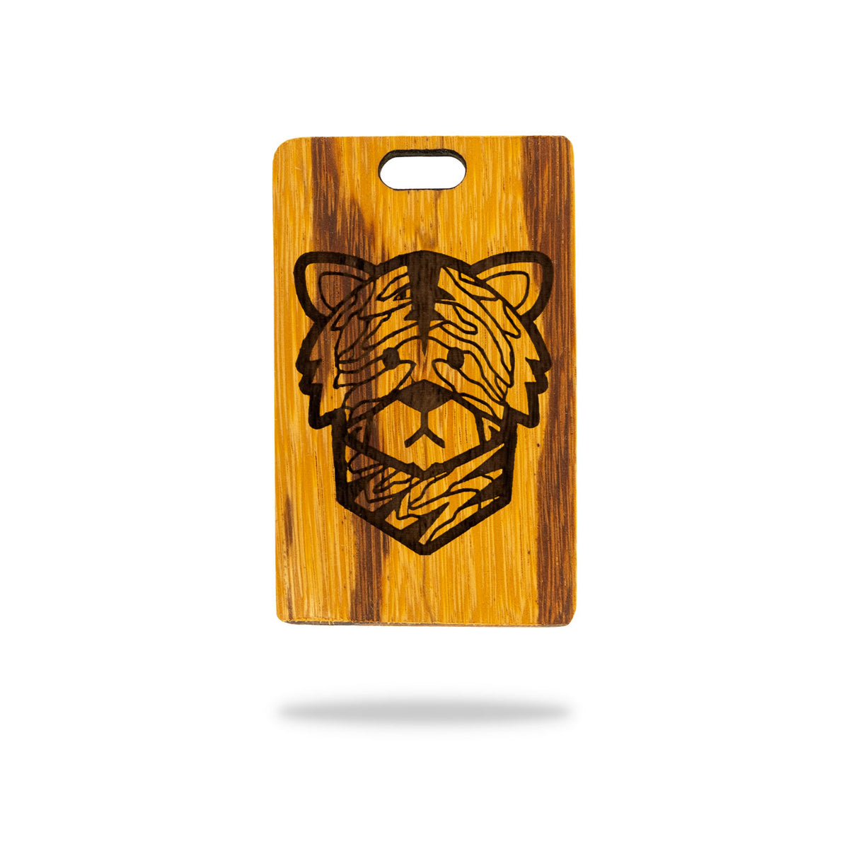 marblewood golf bag tag laser tiger