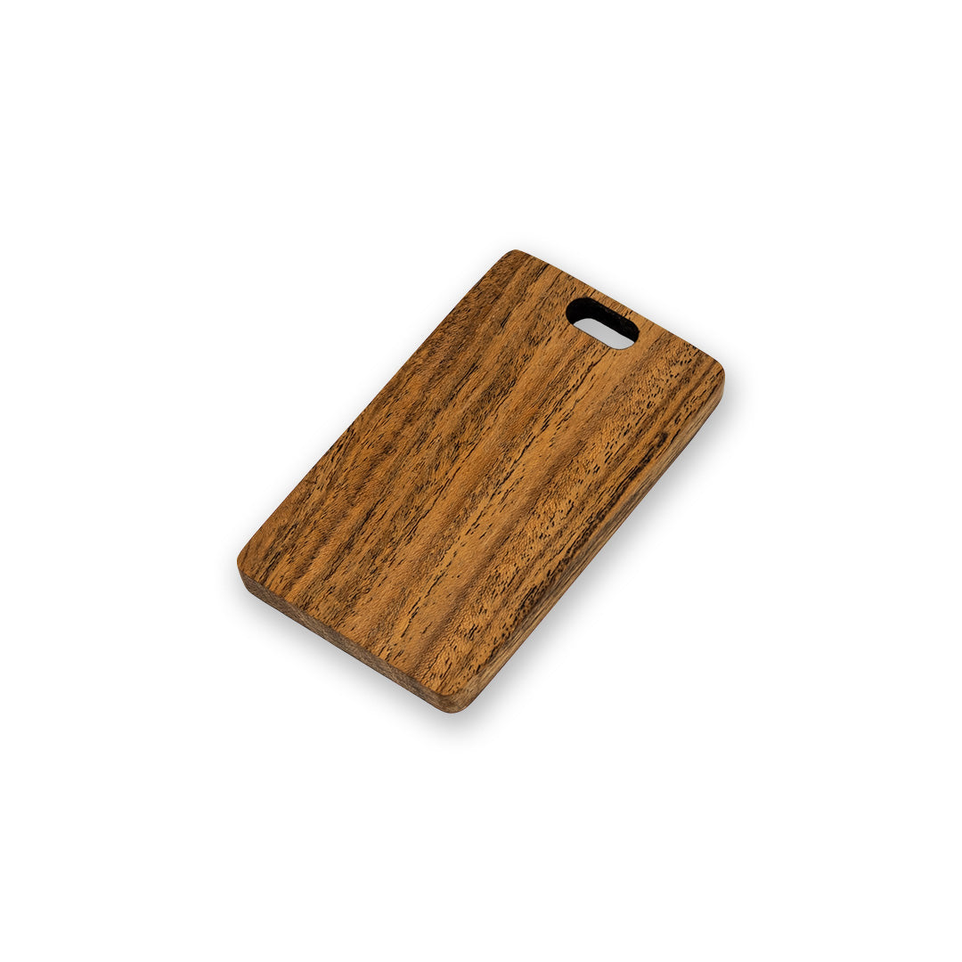 mexican bocote wood golf bag tag angle product photo