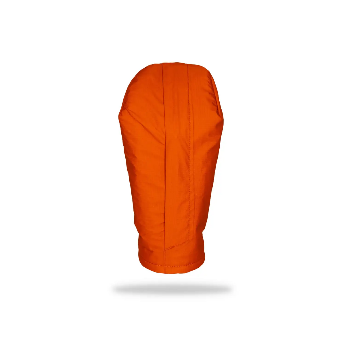 orange rain jacket golf wood headcover pocket front