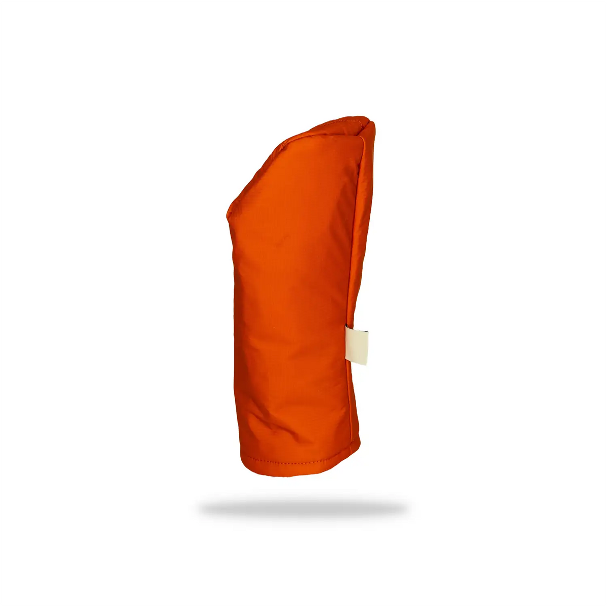 orange rain jacket golf wood headcover pocket back