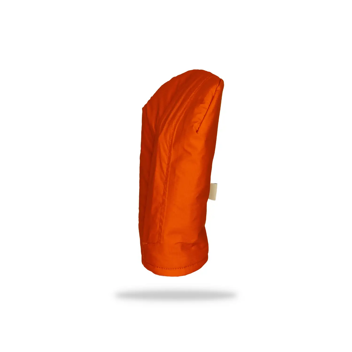 orange rain jacket golf wood headcover pocket side 1